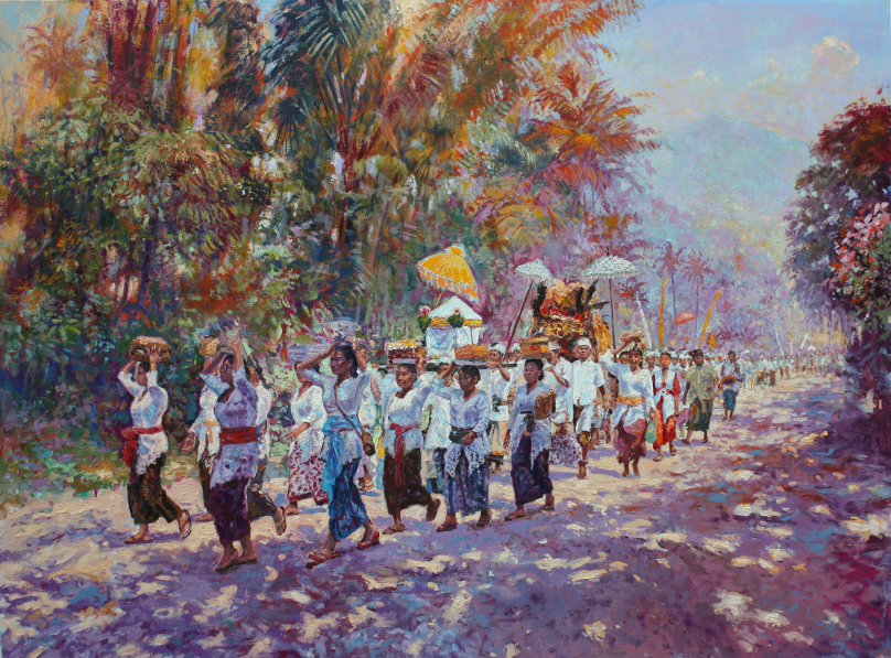 Balinese Procession · 2015, œuvre de Pierre Guillaume